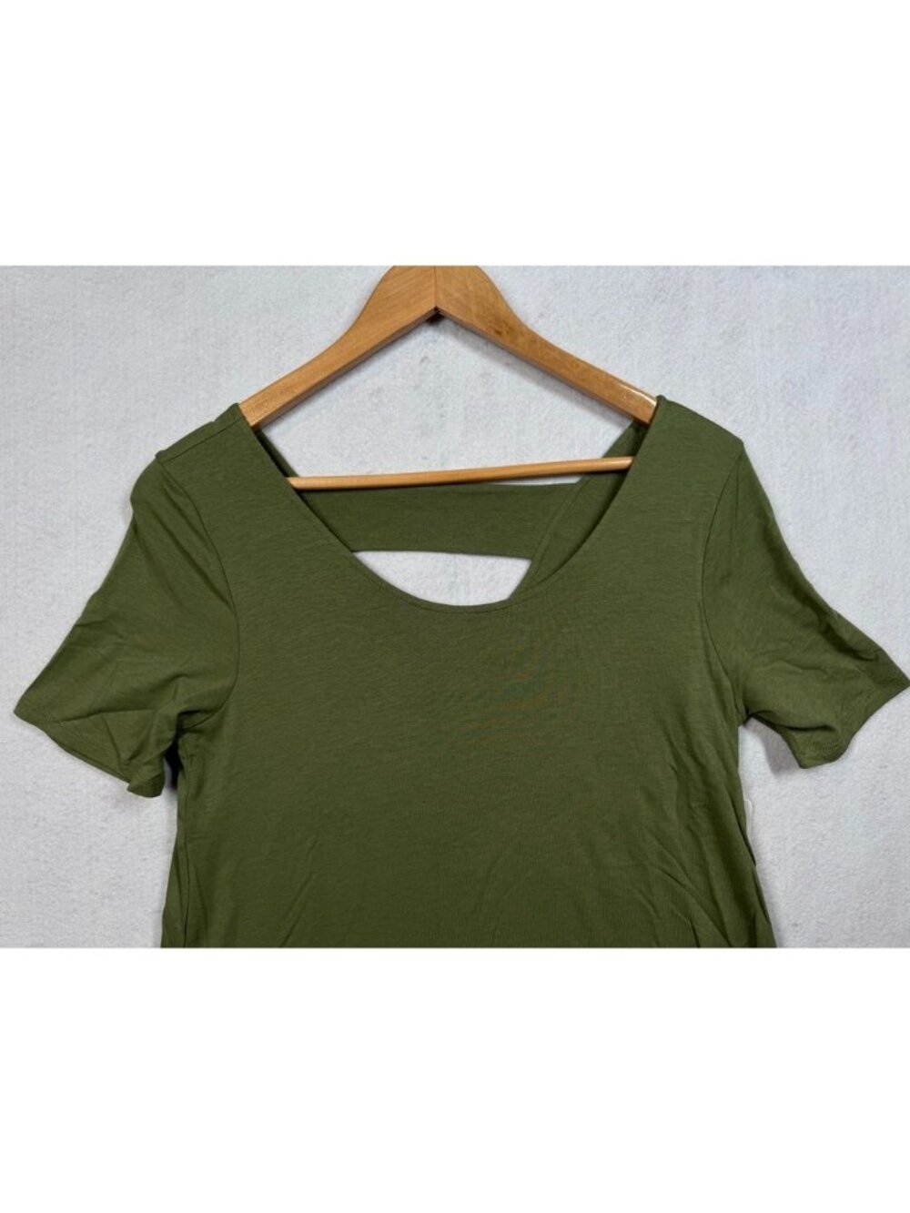 Soft Surroundings Women's Camille T-Shirt Dress Olive Loden Green Size XS 2/4 - Picture 5 of 9